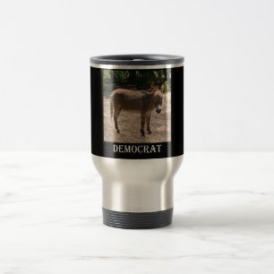 Mug De Voyage Âne Democratic