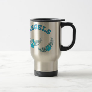 Mug De Voyage Angel Pis Animaux En Bleu