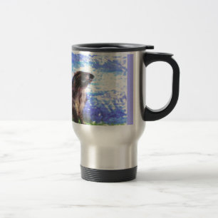 Mug De Voyage Animal Art Sparkly River Otter