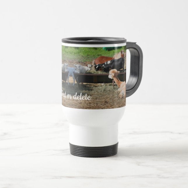Mug De Voyage Animaux de ferme amis Nature Personnalisée (Devant droit)