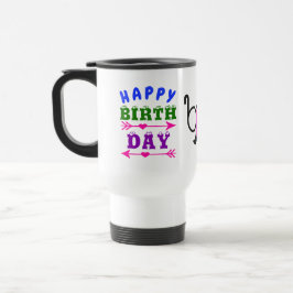 Mug De Voyage Anniversaire Avril Fool's Day Fools Moustache & lu