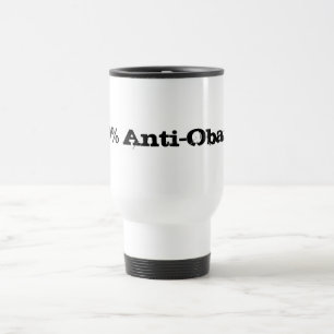Mug De Voyage Anti-Obama 100%