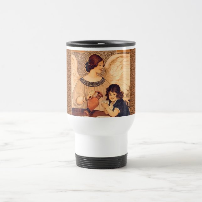 Mug De Voyage Antique française au chocolat (Centre)