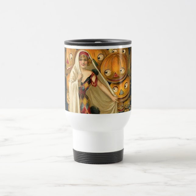 Mug De Voyage Antique Halloween Jack-o'-lantern Costume Femme (Centre)