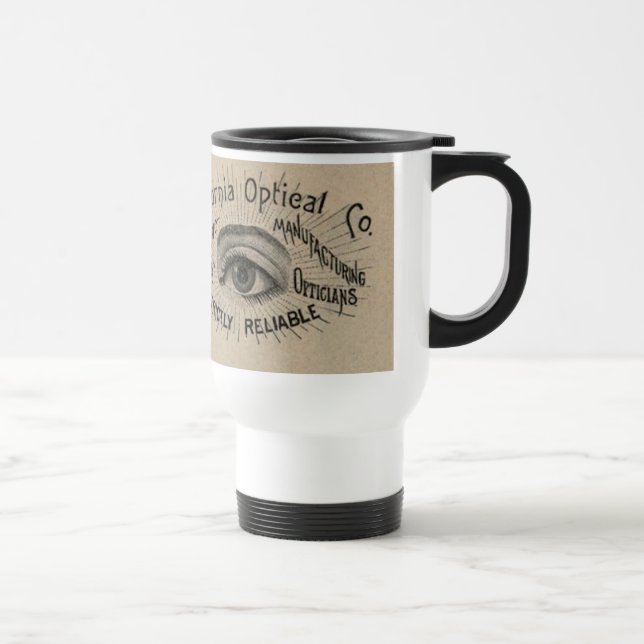 Mug De Voyage Antiquité des yeux Publicité optique (Droite)