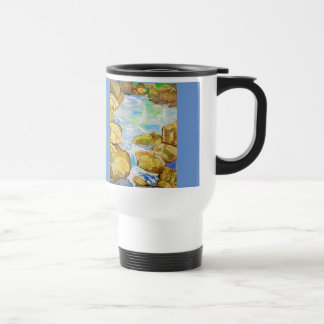 Mug De Voyage Aquarelle de courant de jardin