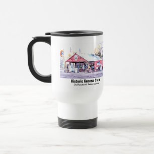 Mug De Voyage Aquarelle historique d'épicerie générale de