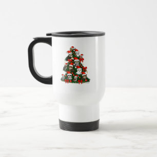Mug De Voyage Arbre de Noël des Chouettes
