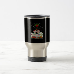 Mug De Voyage Arbre de Noël des moutons amusant Cadeau animal