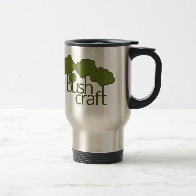 Mug De Voyage Arbres verts, brousse (Droit)