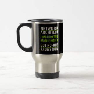 Mug De Voyage architecte réseau drôle