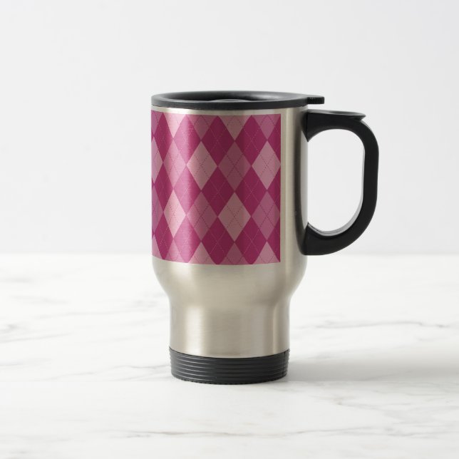 Mug De Voyage Argyll rose (Droit)
