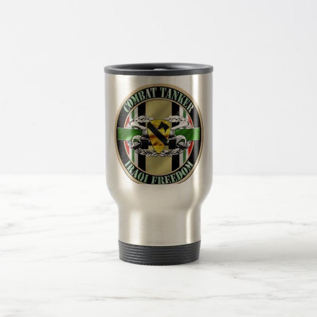 Mug De Voyage Armure 19K OIF ęr CAV de bateau-citerne de combat (Centre)