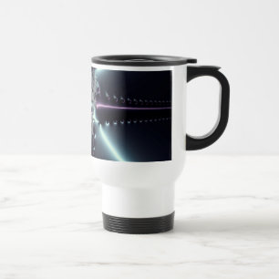 Mug De Voyage Art abstrait étoile bleue
