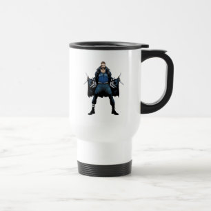Mug De Voyage Art de bande dessinée de boomerang du peloton   d