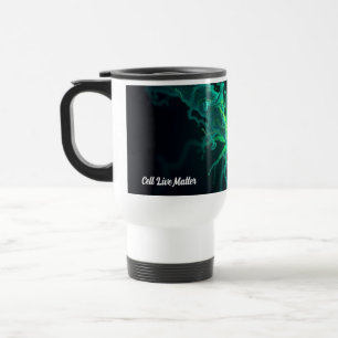Mug De Voyage Art de la cellule biologique personnalisée pour mé