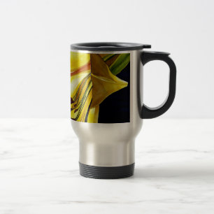 Mug De Voyage Art original de Lys doré jaune