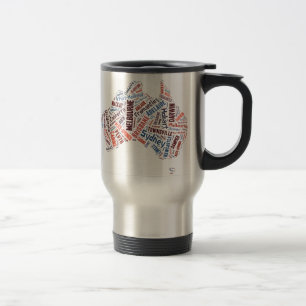 Mug De Voyage Art Word Australie