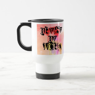 Mug De Voyage Artiste de conception aquarelle personnalisée 