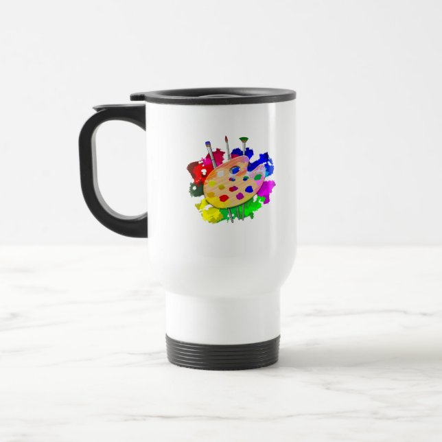Mug De Voyage Artiste Palette (Gauche)