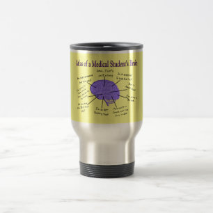 Mug De Voyage Atlas d'un cerveau #2 de l'étudiant en médecine