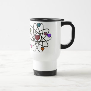 Mug De Voyage Atomic Saint-Valentin Cœurs Imprimés Léopard