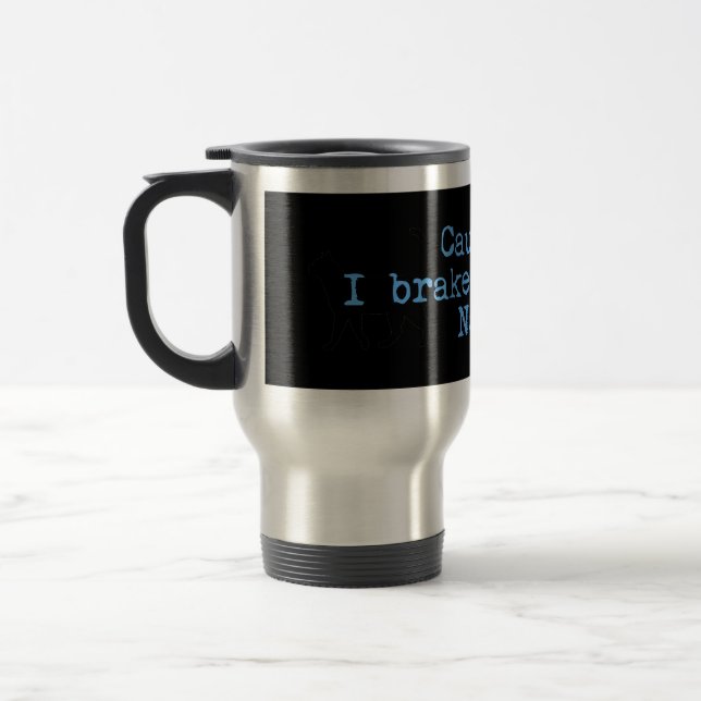 Mug De Voyage Attention Je Freins Pour Ayia Napa (Gauche)
