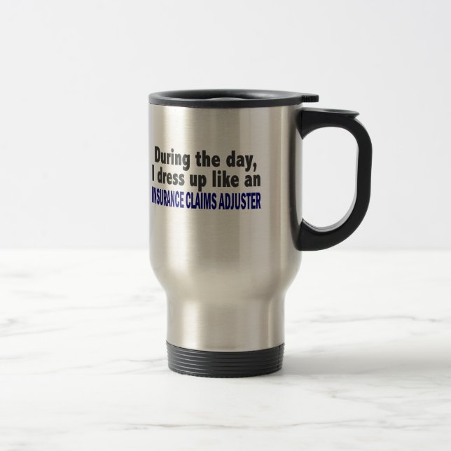 Mug De Voyage Au cours de la journée régleur de déclarations de (Droit)