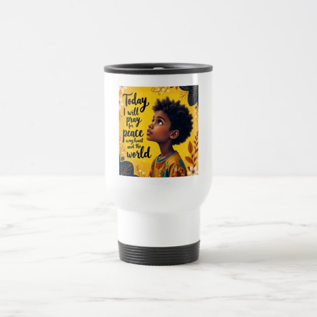 Mug De Voyage Aujourd'hui, je louerai Dieu (Centre)