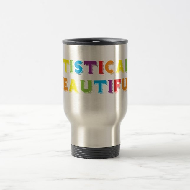 Mug De Voyage Autistement Belle (Centre)