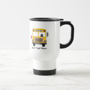 Mug De Voyage Autobus scolaire personnalisable