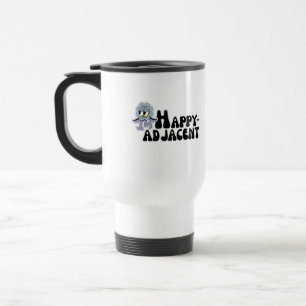 Mug De Voyage Autocollant de proximité heureuse