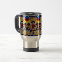 Mug de voyage avec des couleurs roumaines Design