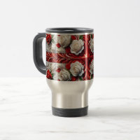 Mug de voyage avec design Rose anglais