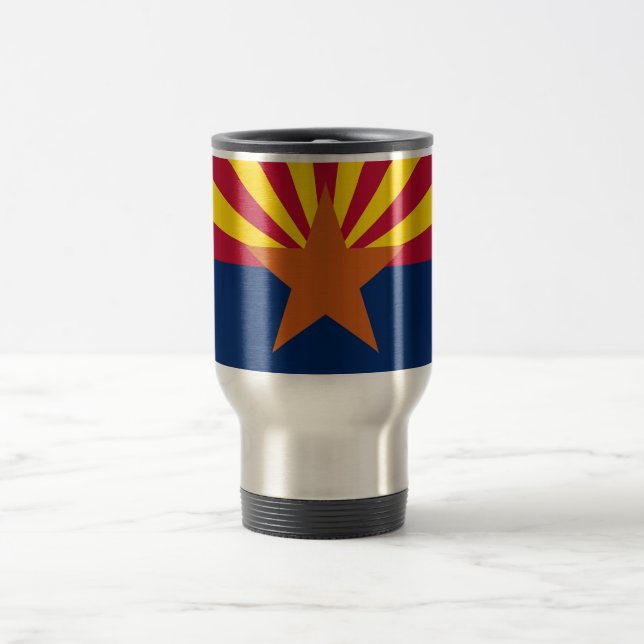 Mug de voyage avec Drapeau Arizona Etat - USA (Centre)