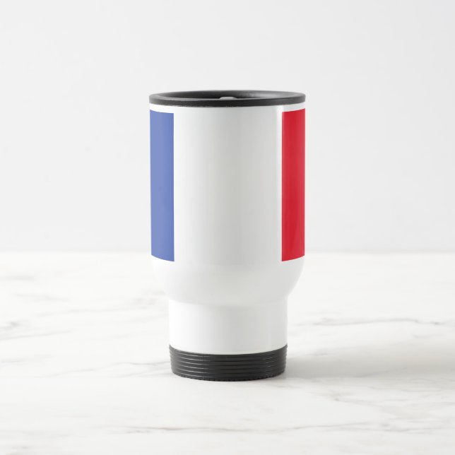 Mug de voyage avec Drapeau de France (Centre)