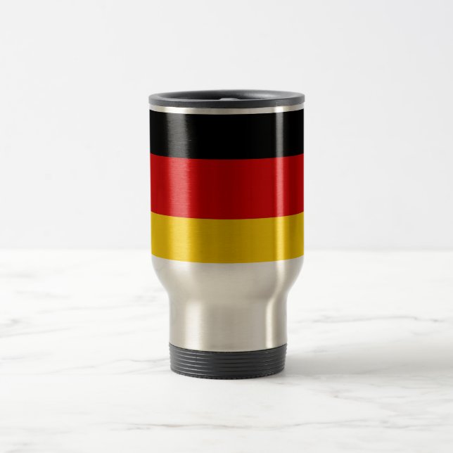 Mug de voyage avec Drapeau de l'Allemagne (Centre)