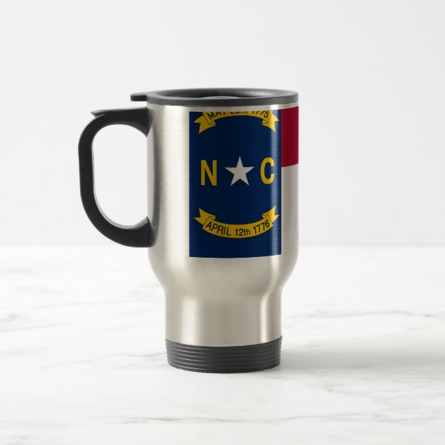 Mug de voyage avec drapeau de l'État de Caroline d (Gauche)