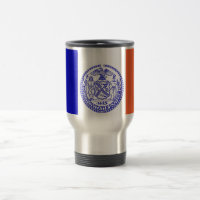Mug de voyage avec Drapeau de New York - USA