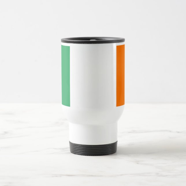 Mug de voyage avec Drapeau d'Irlande (Centre)