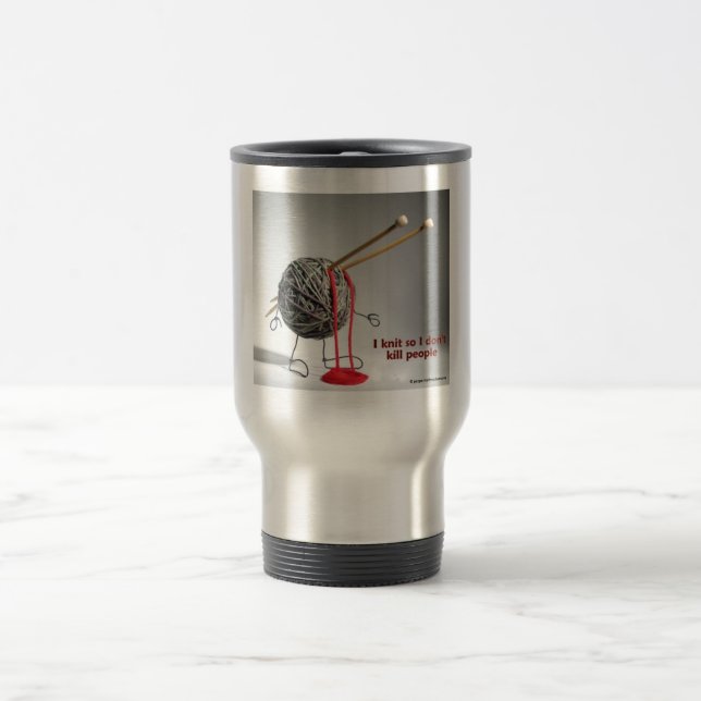 Mug De Voyage Avertissement de santé d'esprit (Centre)