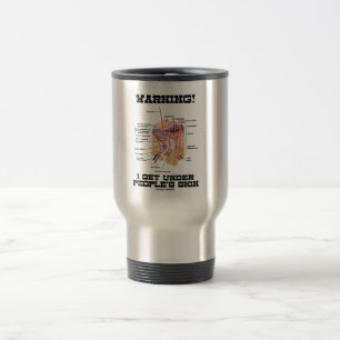 Mug De Voyage Avertissement ! J'obtiens sous la peau des