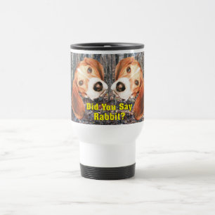 Mug De Voyage Avez-vous dit le lapin ? Beagle