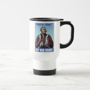 Mug De Voyage Aviateurs noirs : Service militaire de combat de 2