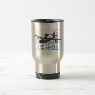 Mug De Voyage Aviation d'Amphib de lac