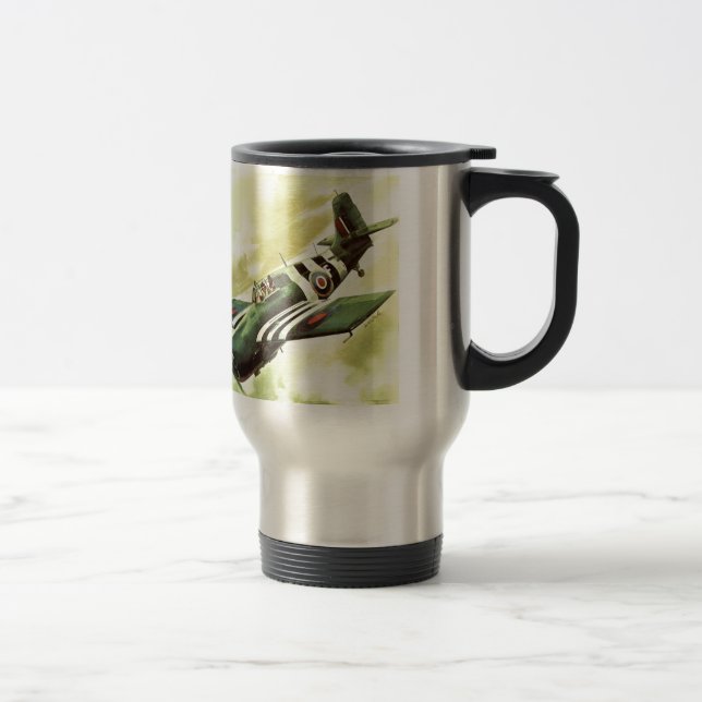 Mug De Voyage Avion vintage (Droit)
