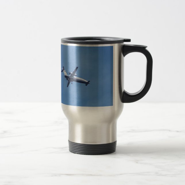 Mug De Voyage Avions de Piaggio P180 (Droit)