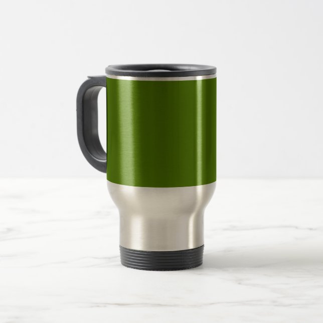 Mug De Voyage Avocado (couleur solide) (Devant gauche)