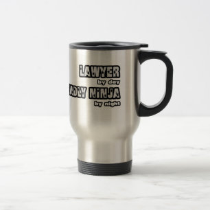 Mug De Voyage Avocat Le Jour...Ninja Mortelle La Nuit