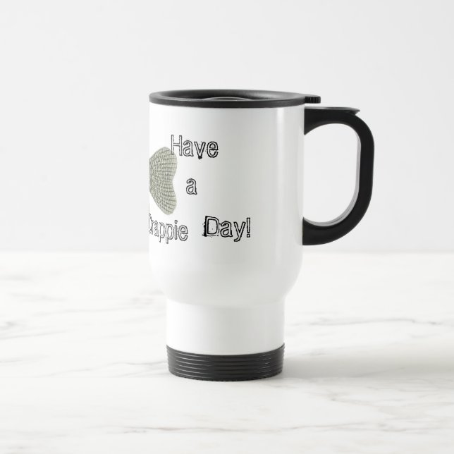 Mug De Voyage Ayez un jour de crapet ! (Droite)
